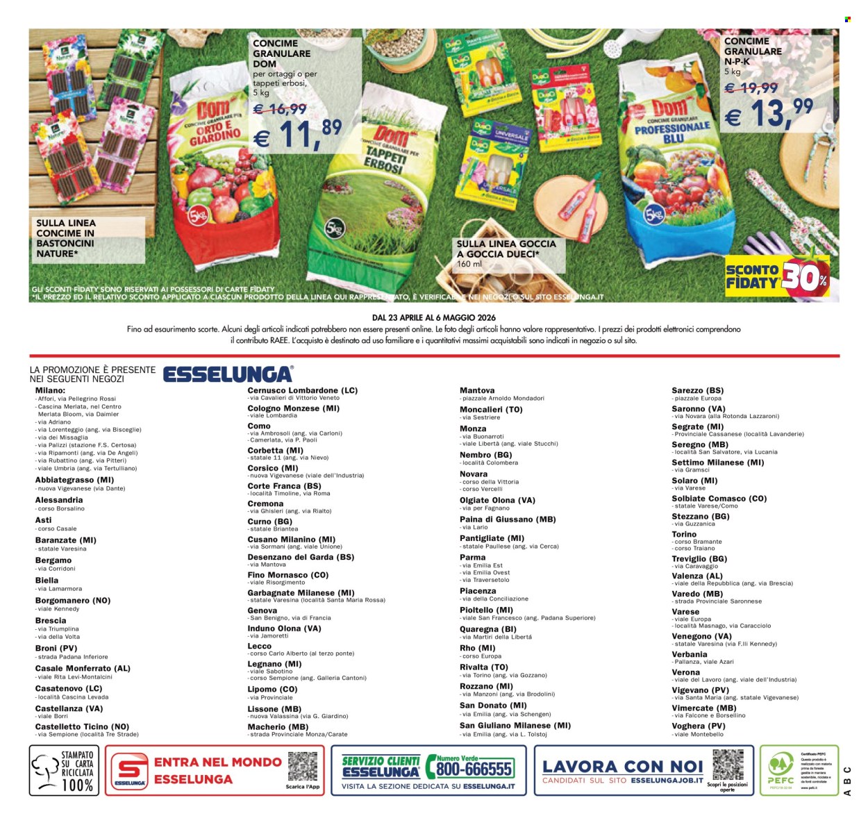 Volantino Esselunga - 23/4/2026 - 6/5/2026. Pagina 16