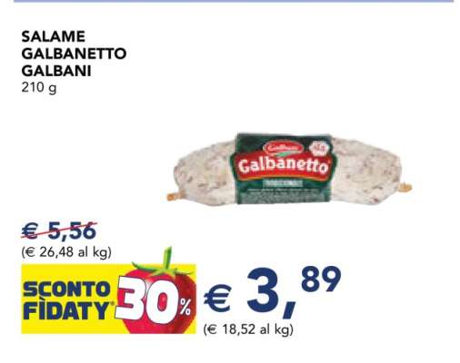 Salame Galbanetto Galbani