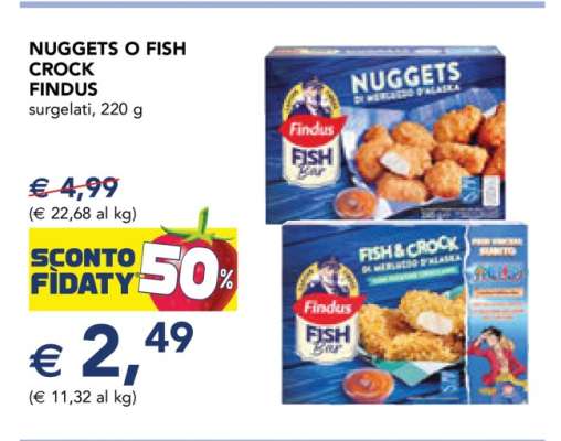 NUGGETS O FISH CROCK FINDUS