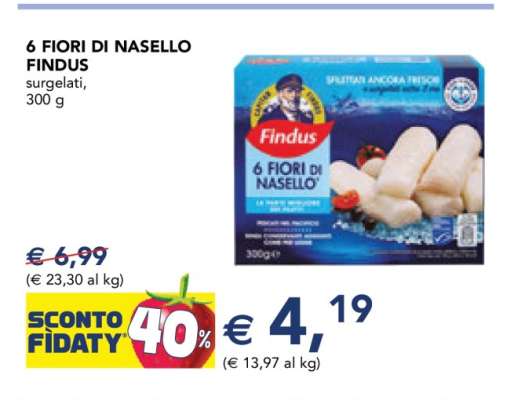 6 FIORI DI NASELLO FINDUS
