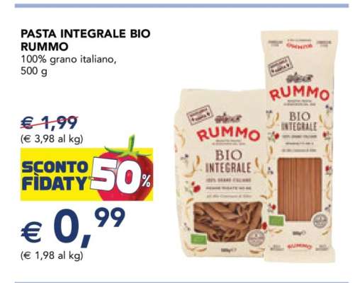 PASTA INTEGRALE BIO RUMMO