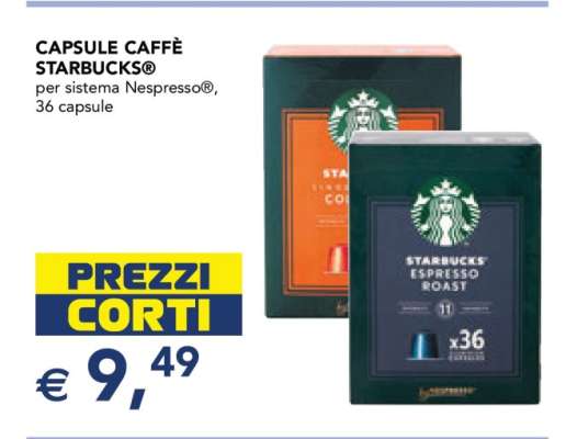 CAPSULE CAFFÈ STARBUCKS®