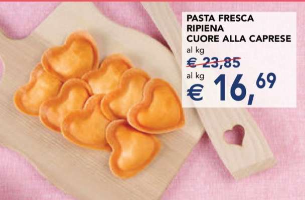 PASTA FRESCA RIPIENA CUORE ALLA CAPRESE