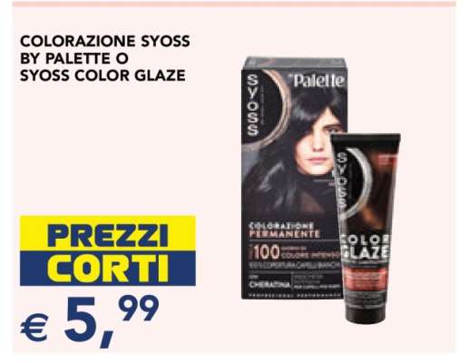 COLORAZIONE SYOSS BY PALETTE O SYOSS COLOR GLAZE