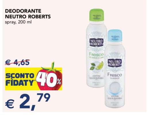 DEODORANTE NEUTRO ROBERTS
