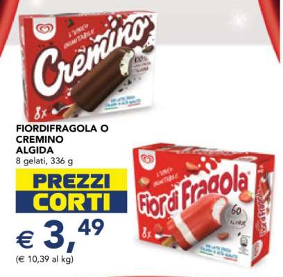 FIORDIFRAGOLA O CREMINO ALGIDA