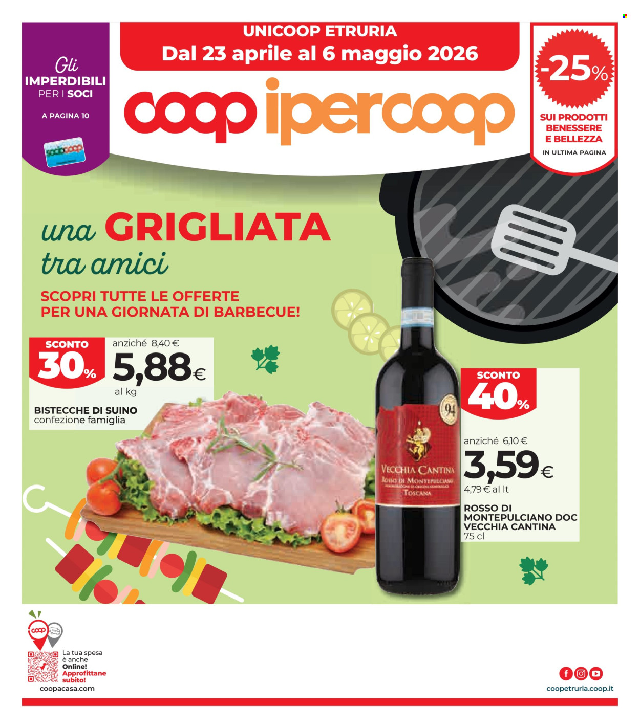 Volantino Coop - 23/4/2026 - 6/5/2026. Pagina 1