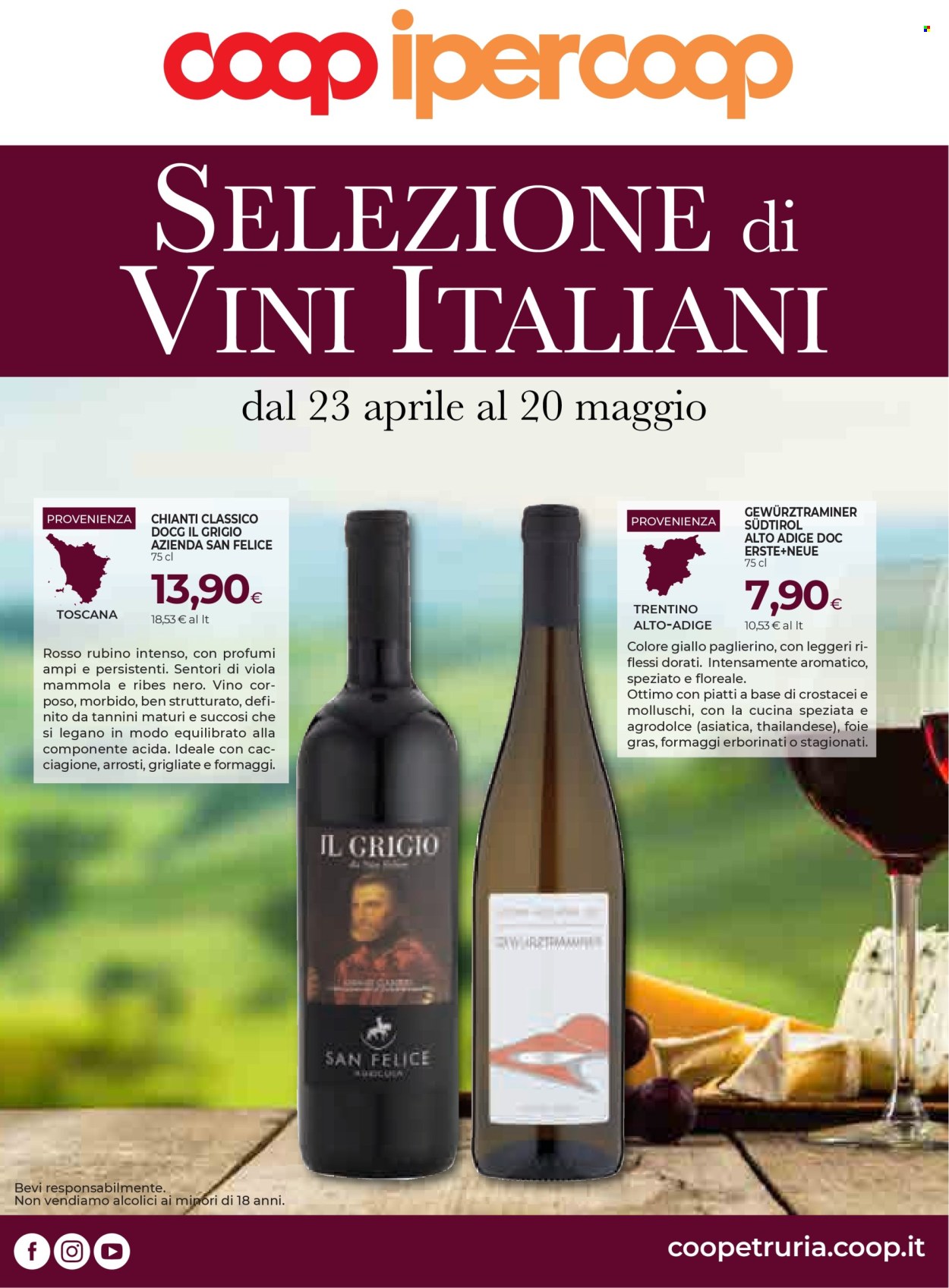 Volantino Coop - 23/4/2026 - 20/5/2026. Pagina 1