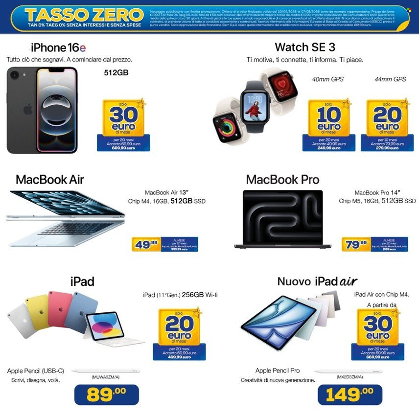 Volantino Euronics - 23/4/2026 - 7/5/2026. Pagina 7