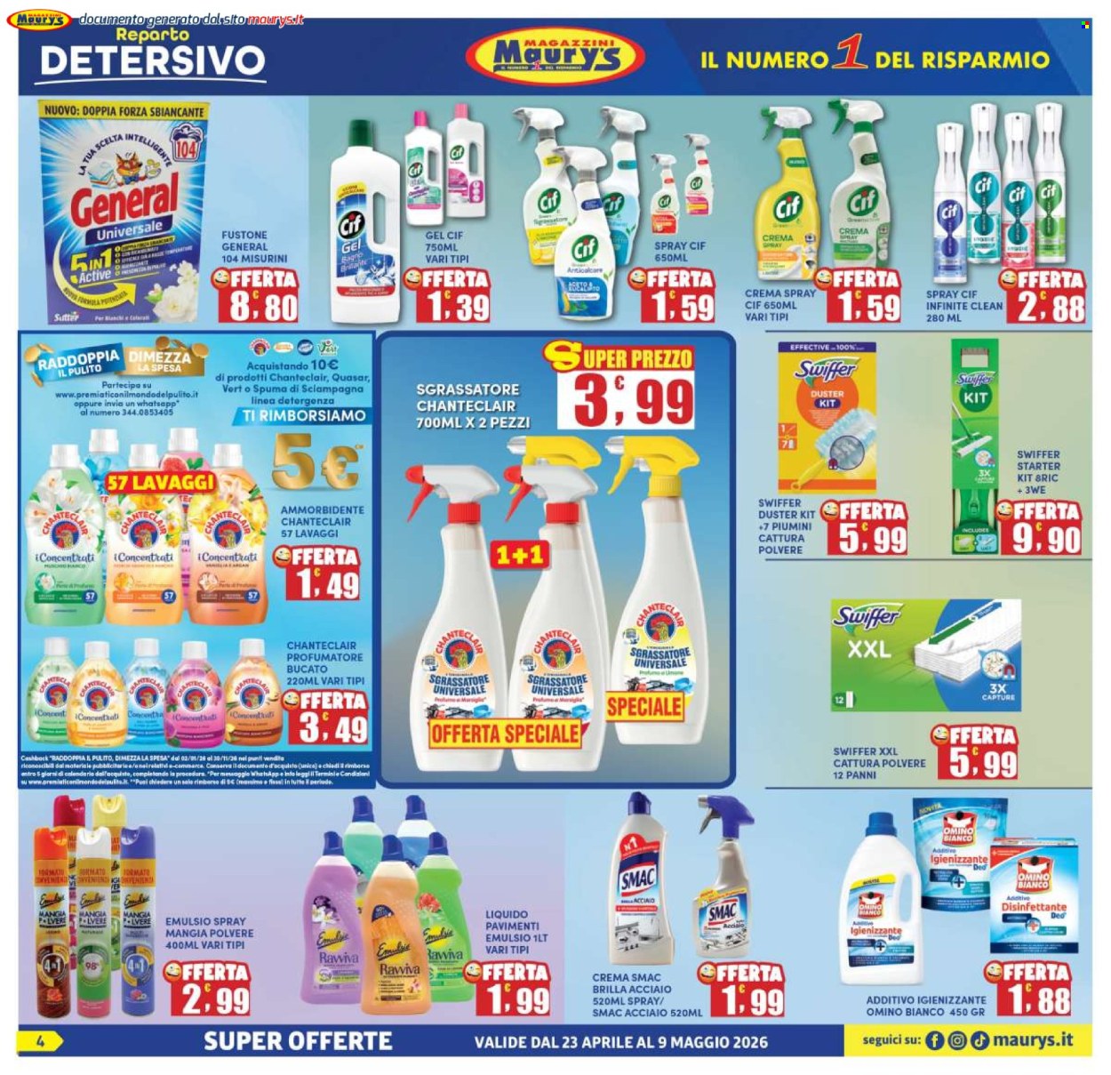 Volantino Maury's - 23/4/2026 - 9/5/2026. Pagina 4