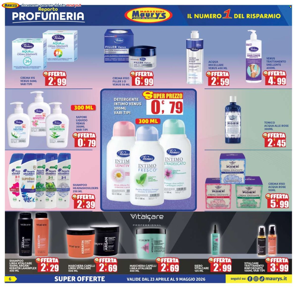Volantino Maury's - 23/4/2026 - 9/5/2026. Pagina 6