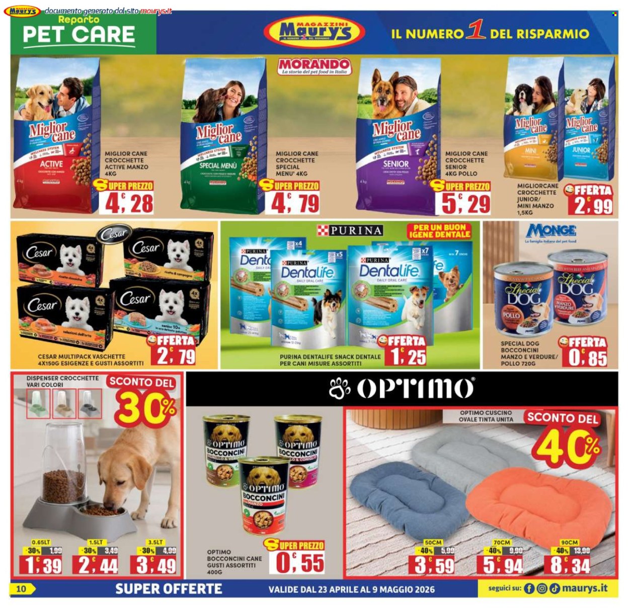 Volantino Maury's - 23/4/2026 - 9/5/2026. Pagina 10