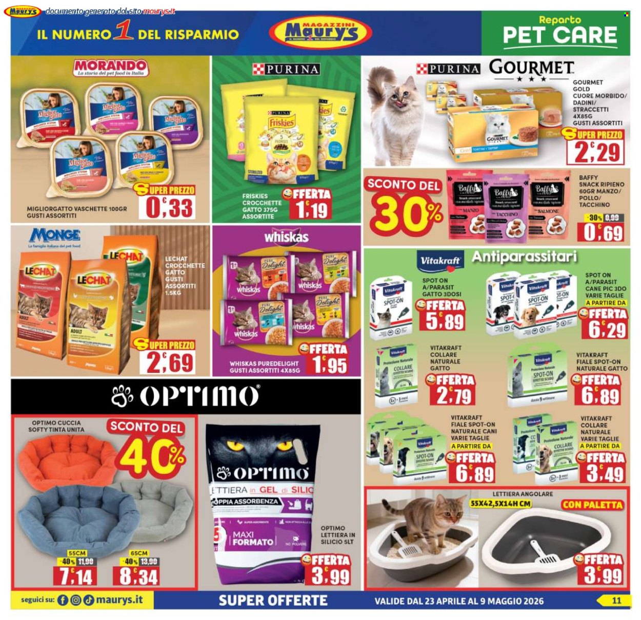 Volantino Maury's - 23/4/2026 - 9/5/2026. Pagina 11