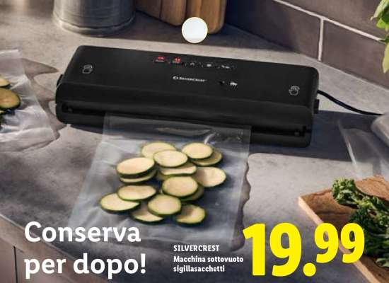 SILVERCREST Macchina sottovuoto sigillasacchetti