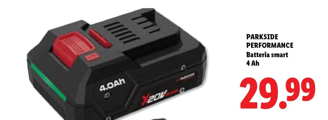 PARKSIDE PERFORMANCE Batteria smart 4 Ah