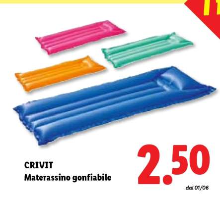CRIVIT Materassino gonfiabile