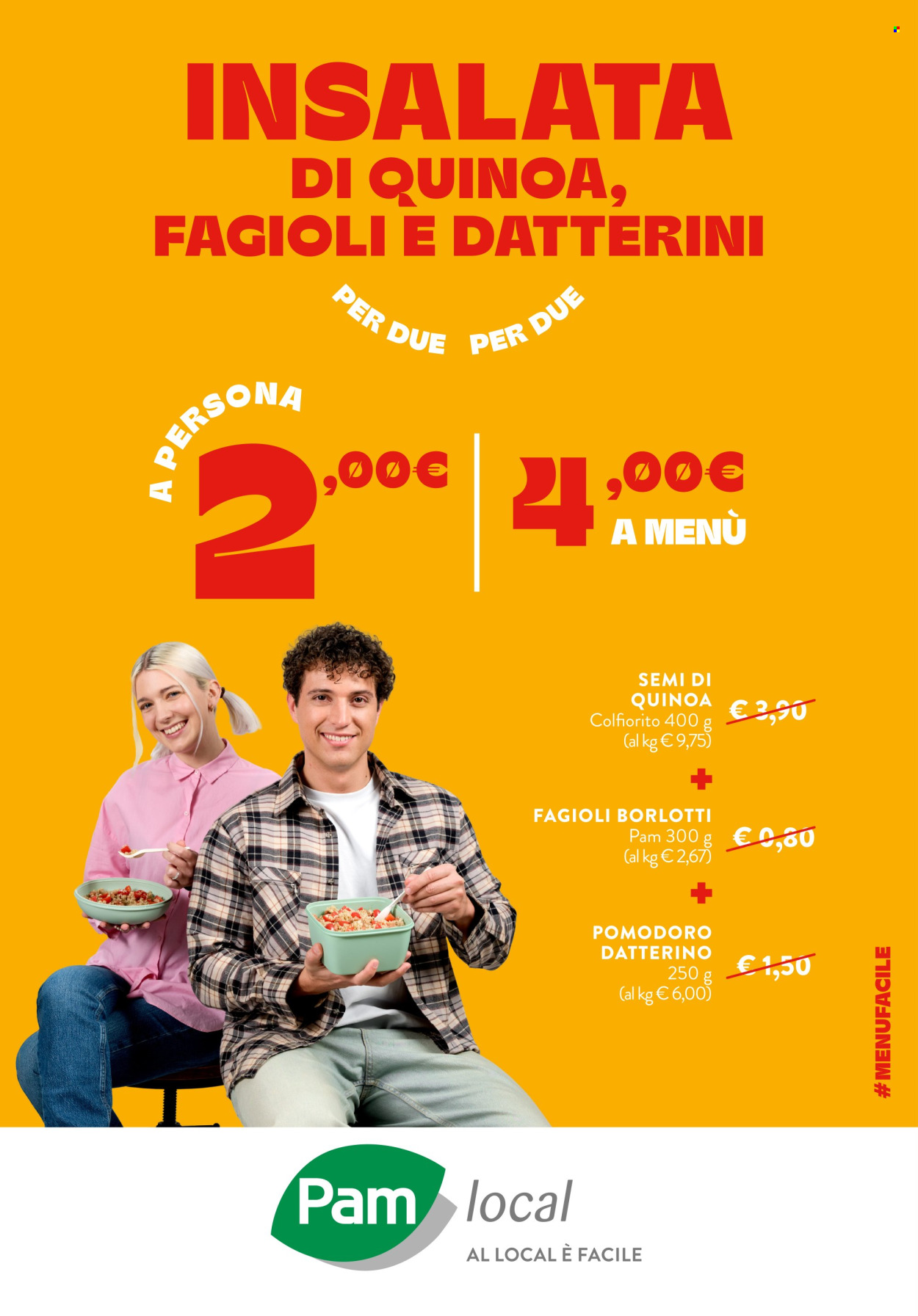 Volantino Pam local. Pagina 1