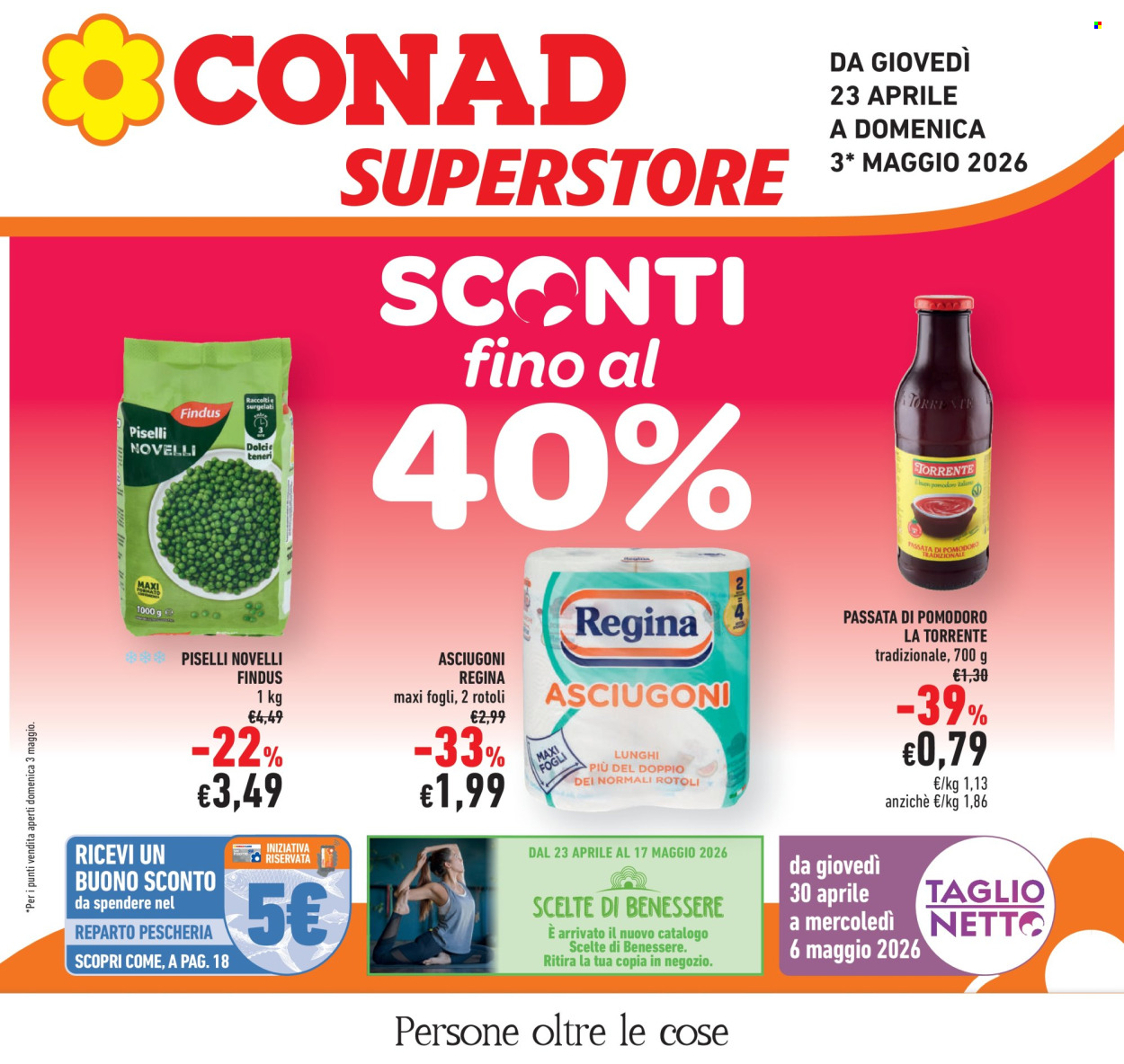 Volantino Conad Superstore - 23/4/2026 - 3/5/2026. Pagina 1