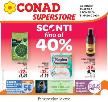 Volantino Conad Superstore - 23/4/2026 - 3/5/2026.