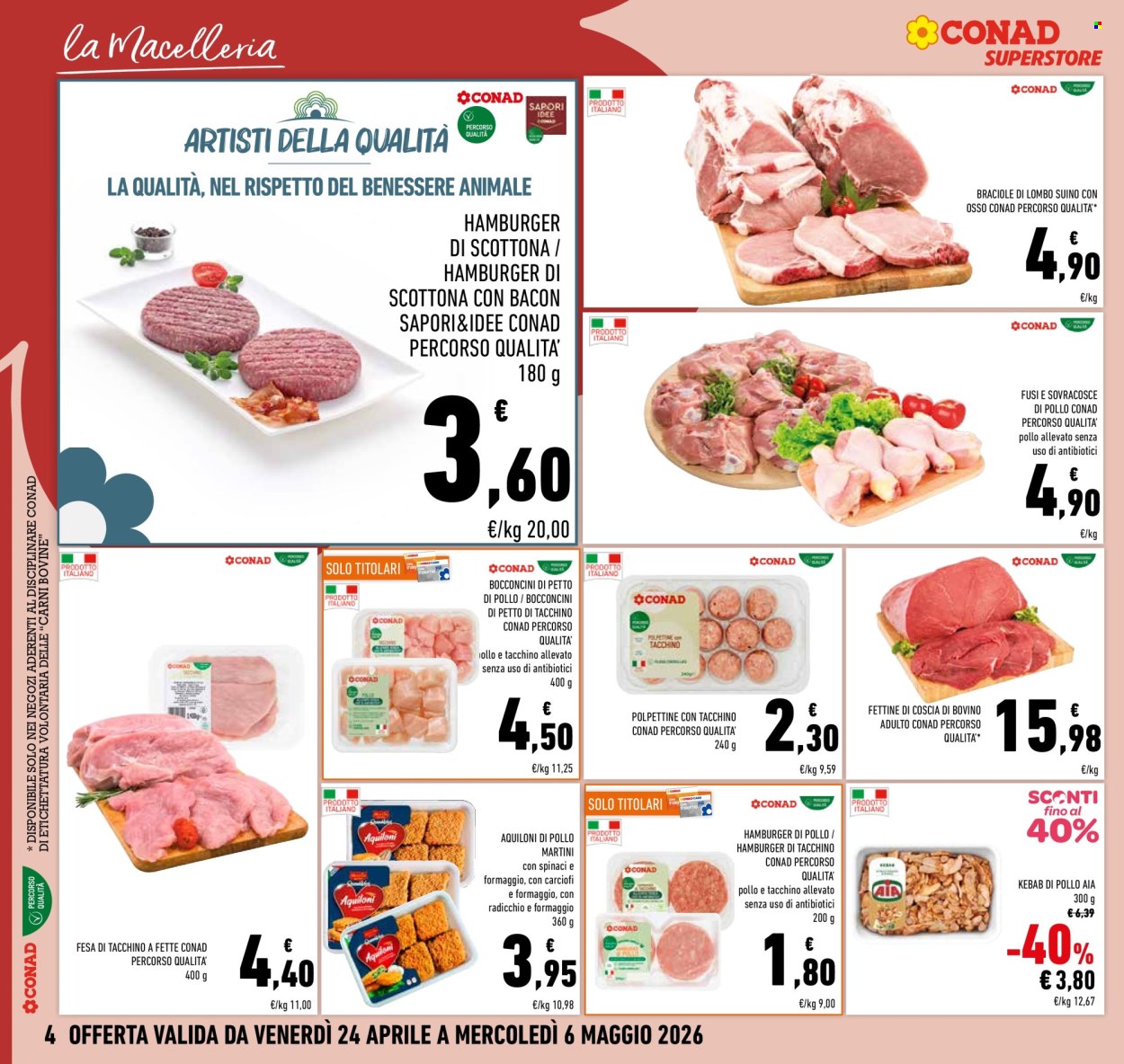Volantino Conad Superstore - 24/4/2026 - 6/5/2026. Pagina 4