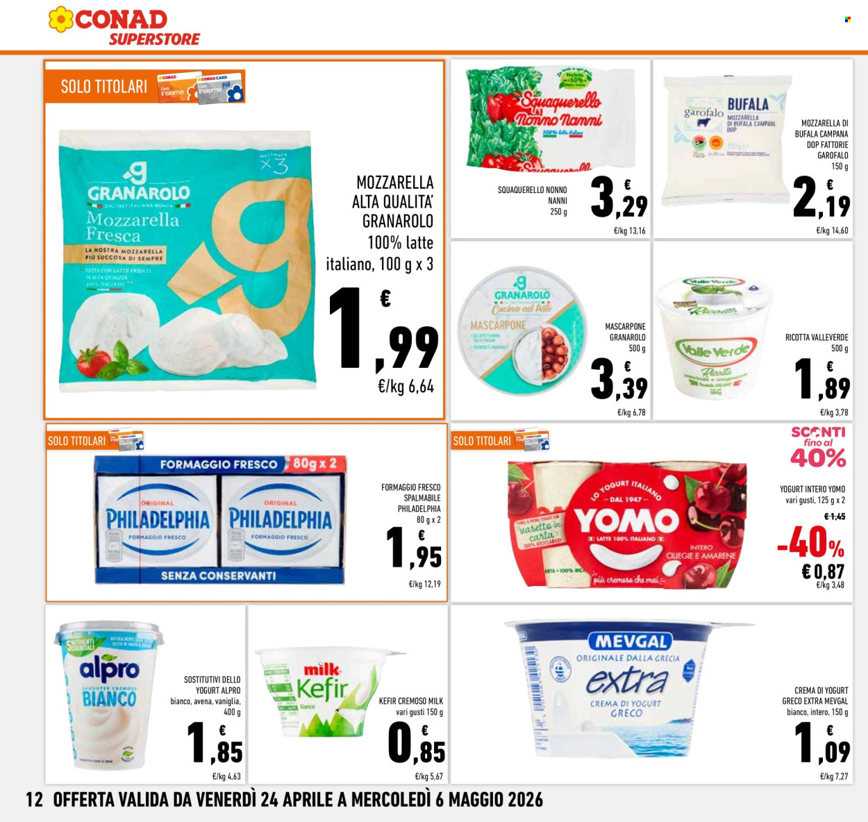 Volantino Conad Superstore - 24/4/2026 - 6/5/2026. Pagina 12