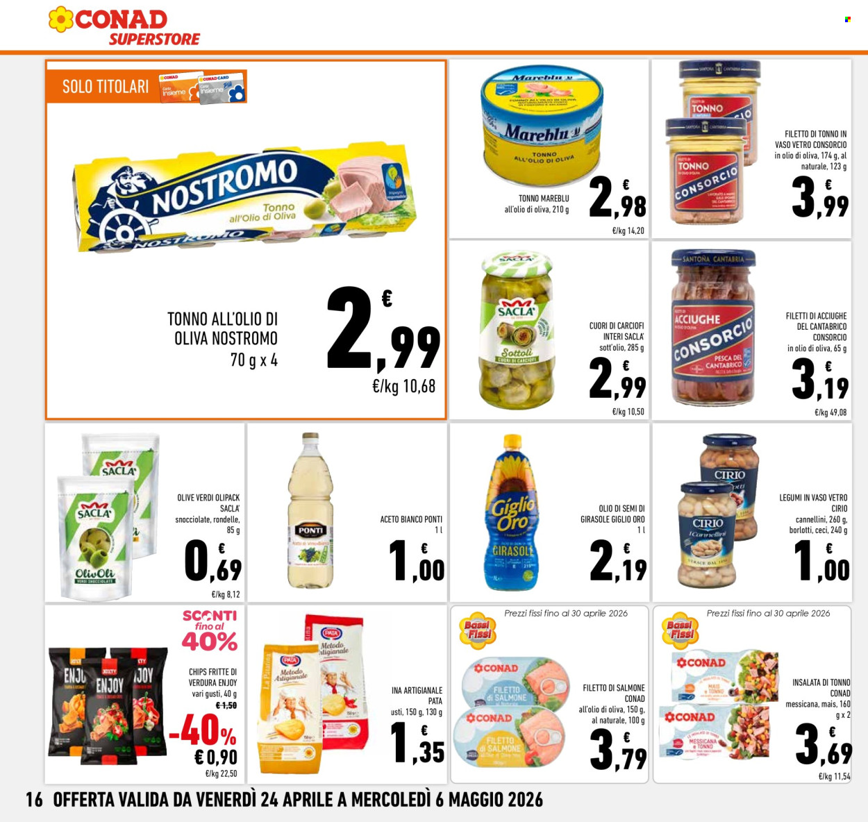 Volantino Conad Superstore - 24/4/2026 - 6/5/2026. Pagina 16