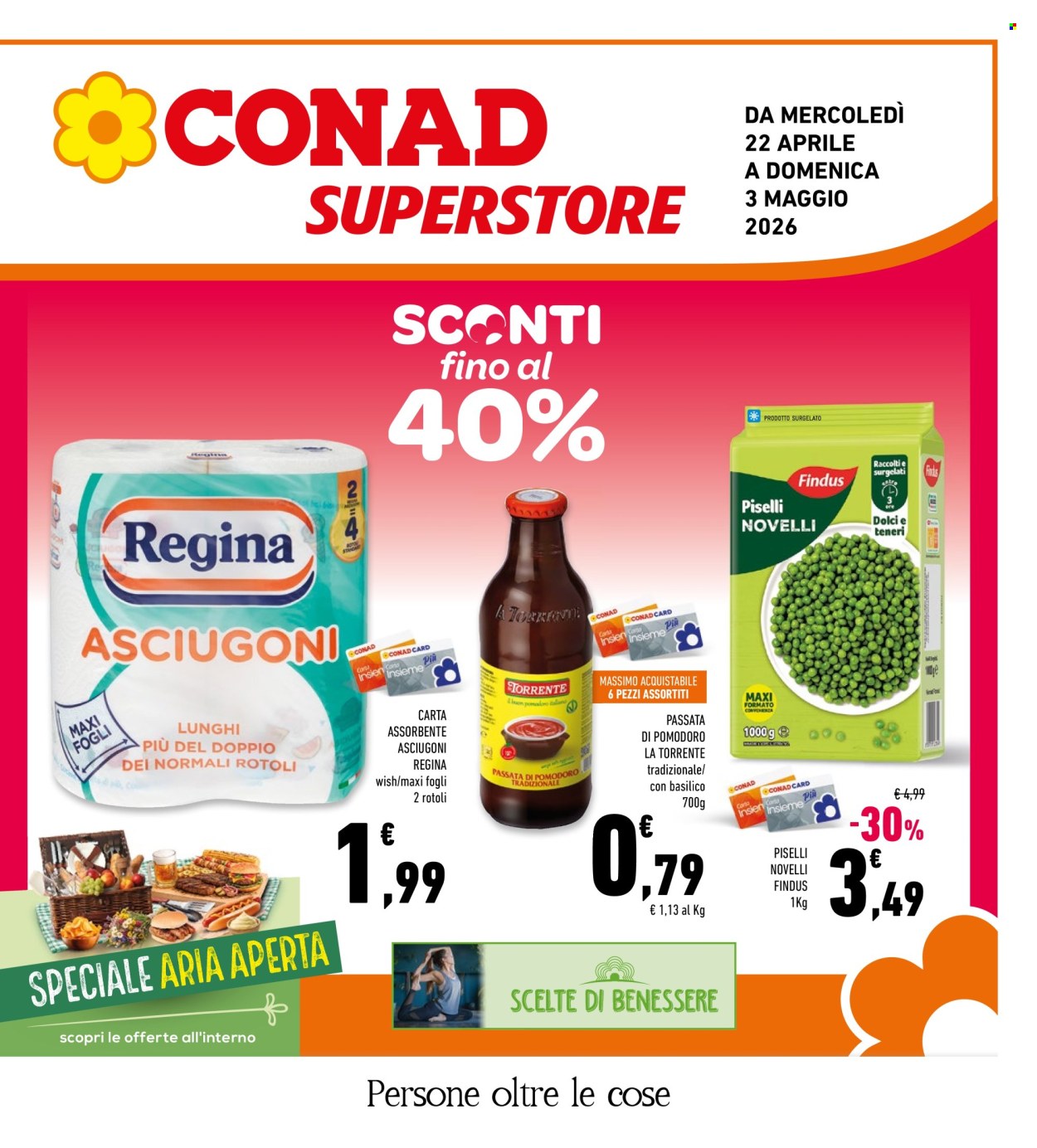 Volantino Conad Superstore - 22/4/2026 - 3/5/2026. Pagina 1