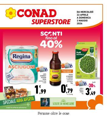 Volantino Conad Superstore - 22/4/2026 - 3/5/2026.