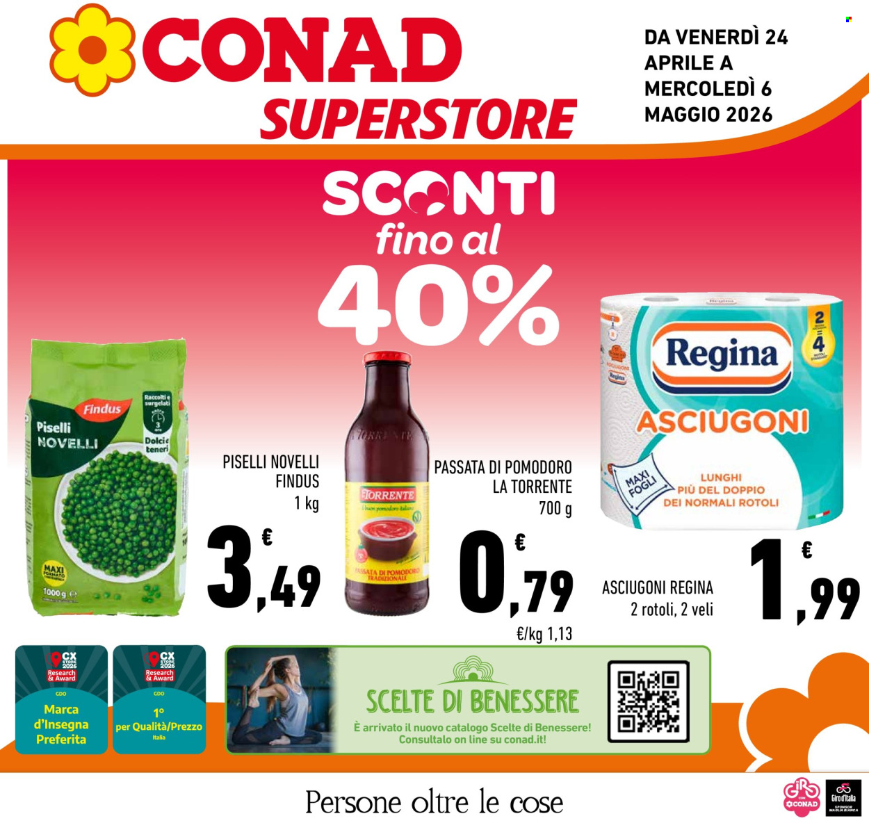 Volantino Conad Superstore - 24/4/2026 - 6/5/2026. Pagina 1