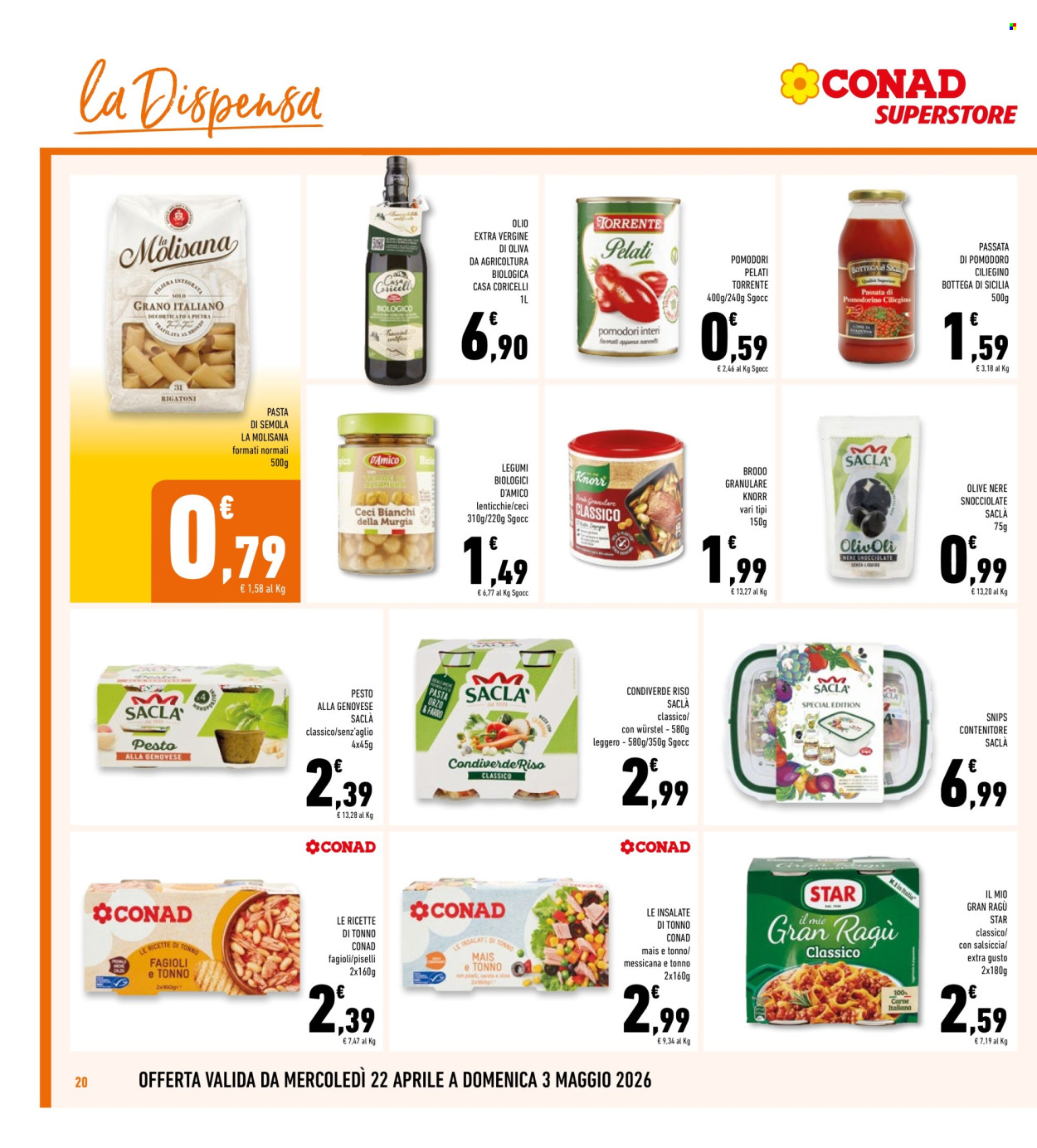 Volantino Conad Superstore - 22/4/2026 - 3/5/2026. Pagina 20