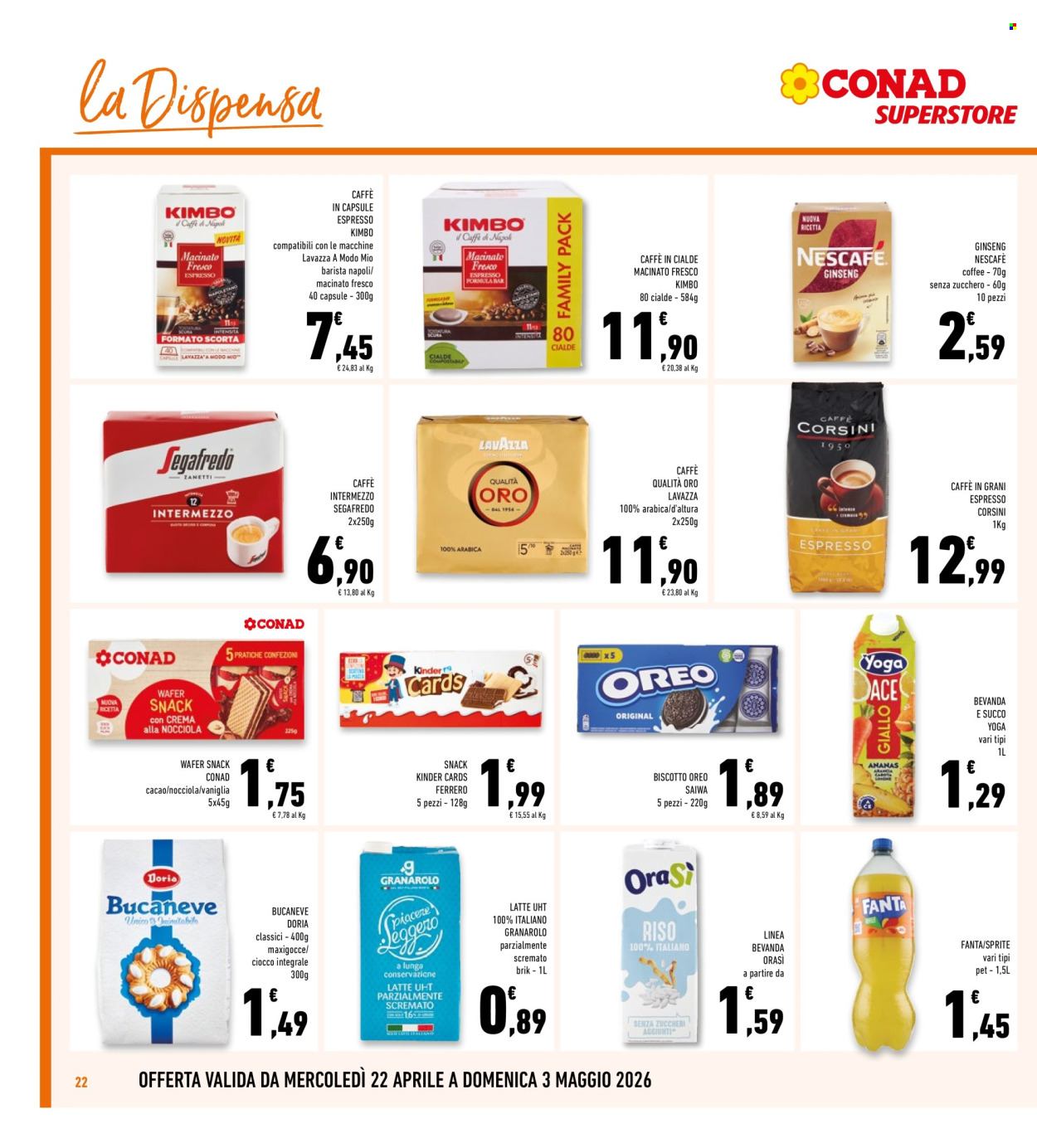 Volantino Conad Superstore - 22/4/2026 - 3/5/2026. Pagina 22