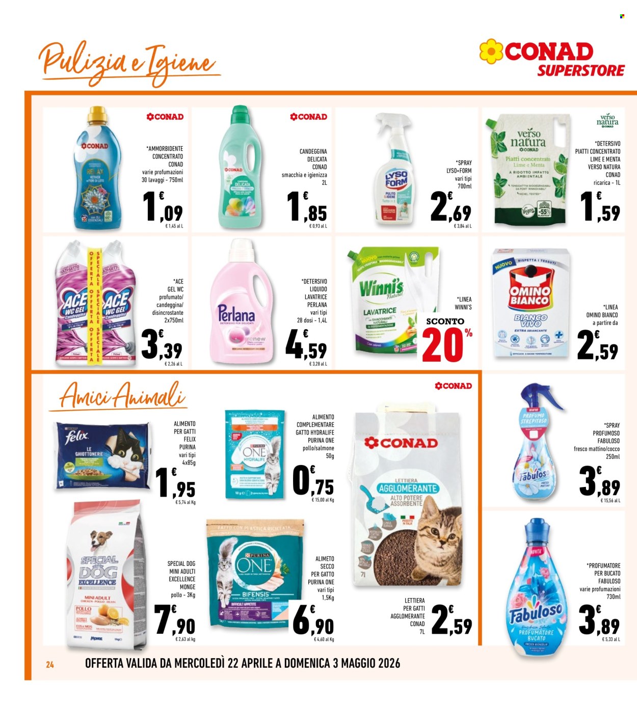 Volantino Conad Superstore - 22/4/2026 - 3/5/2026. Pagina 24