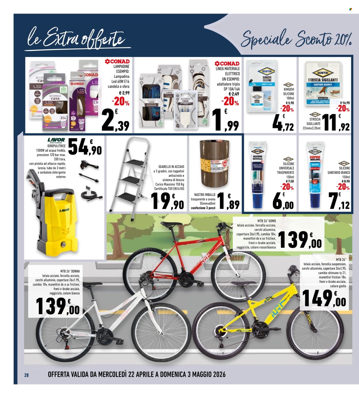 Volantino Conad Superstore - 22/4/2026 - 3/5/2026. Pagina 28