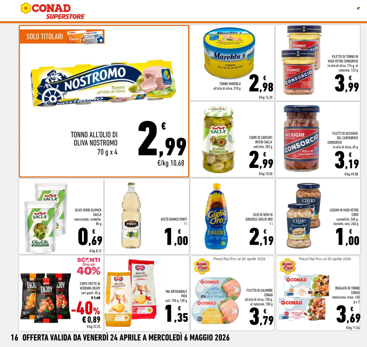 Volantino Conad Superstore - 24/4/2026 - 6/5/2026. Pagina 16