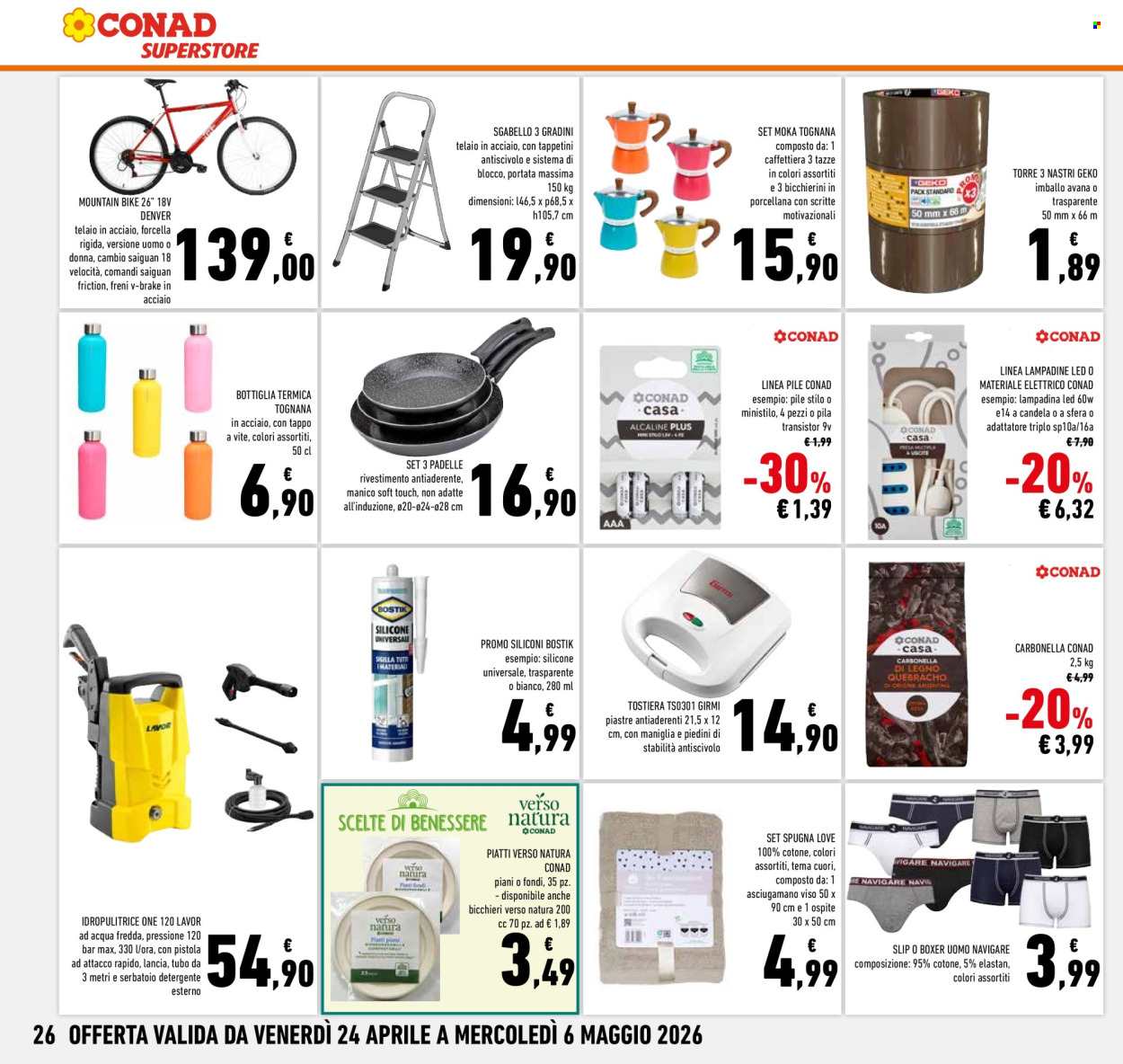 Volantino Conad Superstore - 24/4/2026 - 6/5/2026. Pagina 26