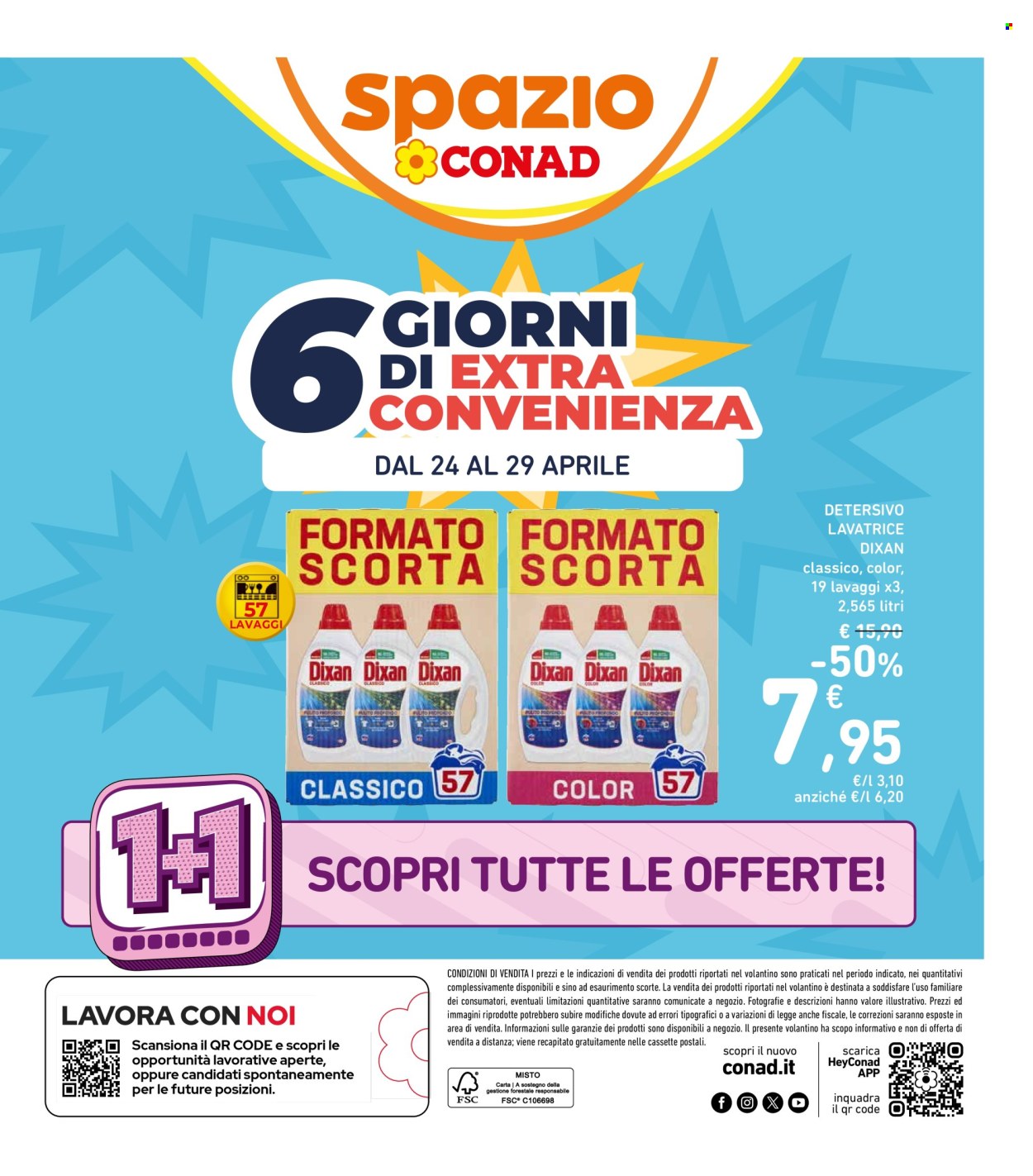 Volantino Spazio Conad - 24/4/2026 - 29/4/2026. Pagina 1