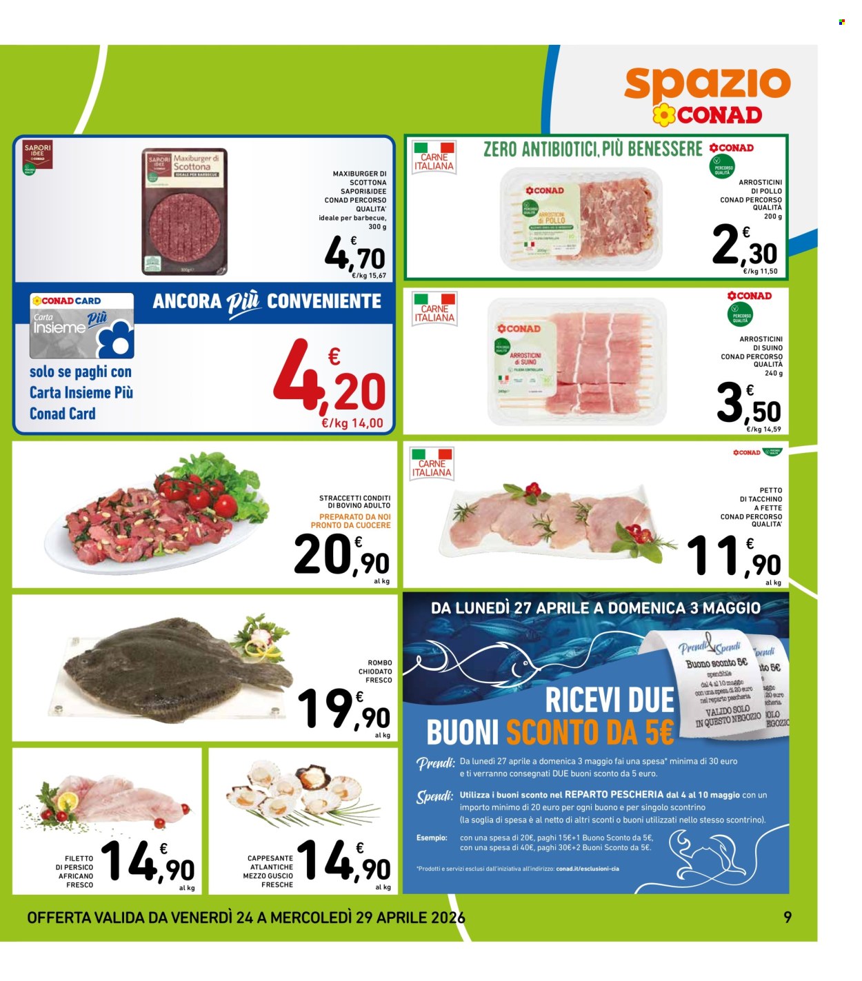 Volantino Spazio Conad - 24/4/2026 - 29/4/2026. Pagina 9