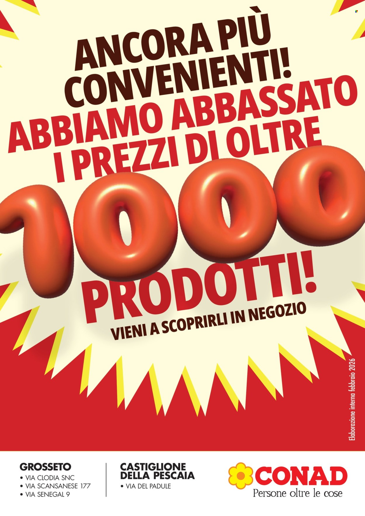 Volantino Conad - 2/2/2026 - 31/12/2026. Pagina 1