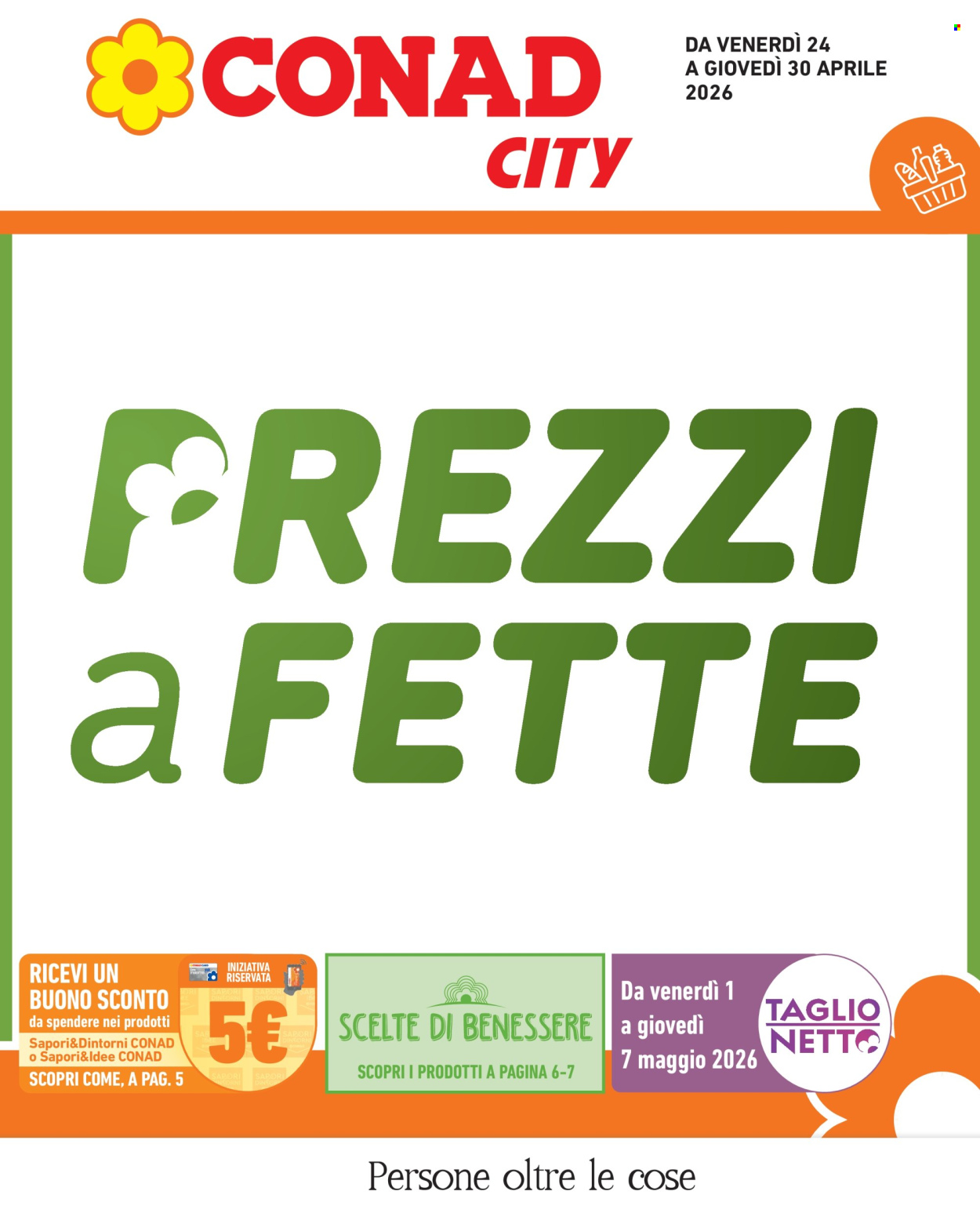Volantino Conad City - 24/4/2026 - 30/4/2026. Pagina 1