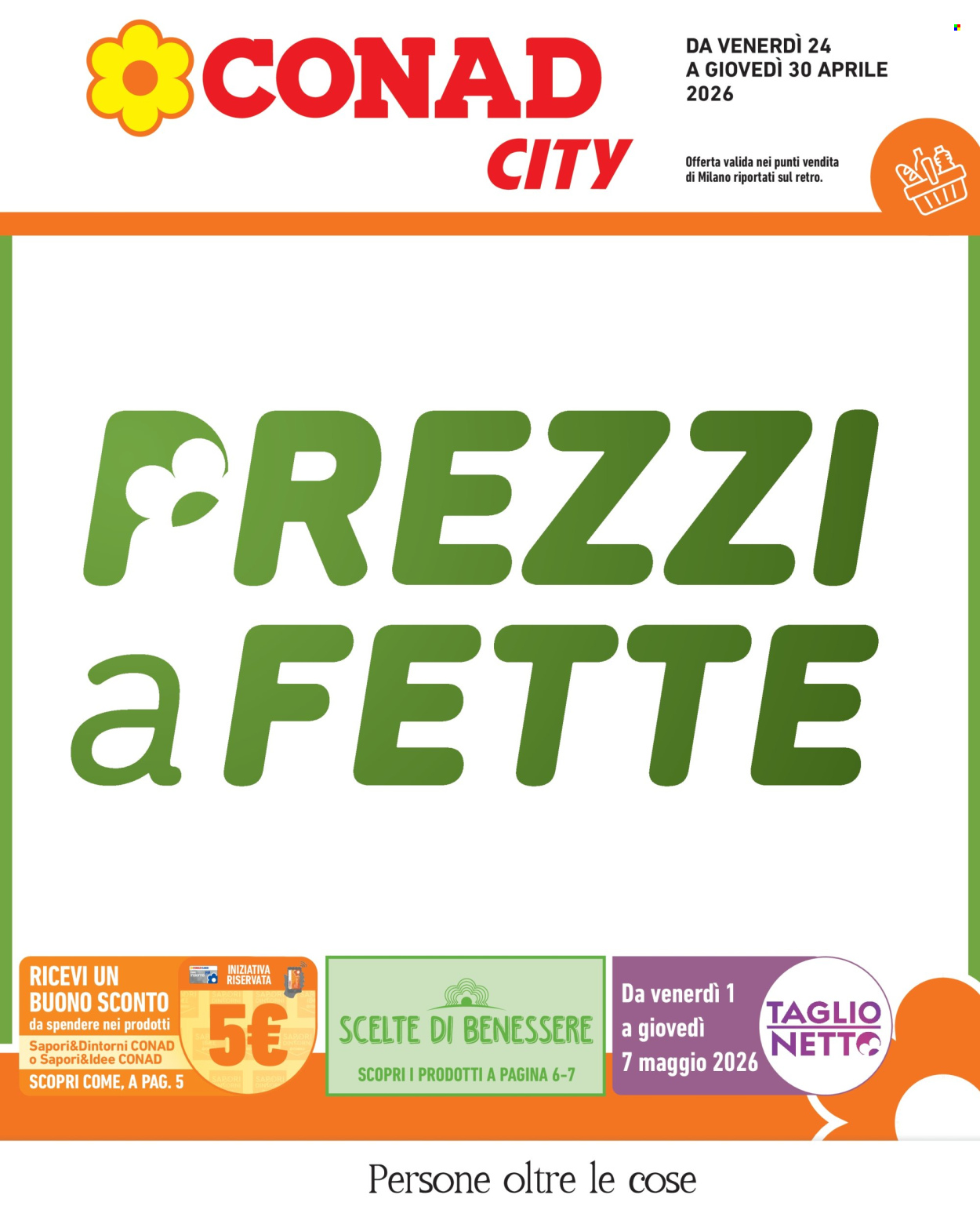 Volantino Conad City - 24/4/2026 - 30/4/2026. Pagina 1