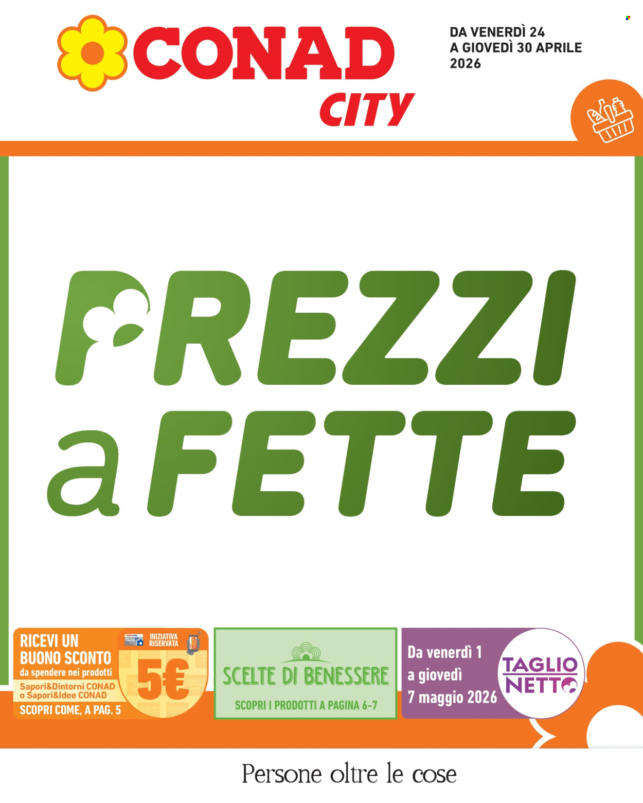 Volantino Conad City - 24/4/2026 - 30/4/2026. Pagina 1