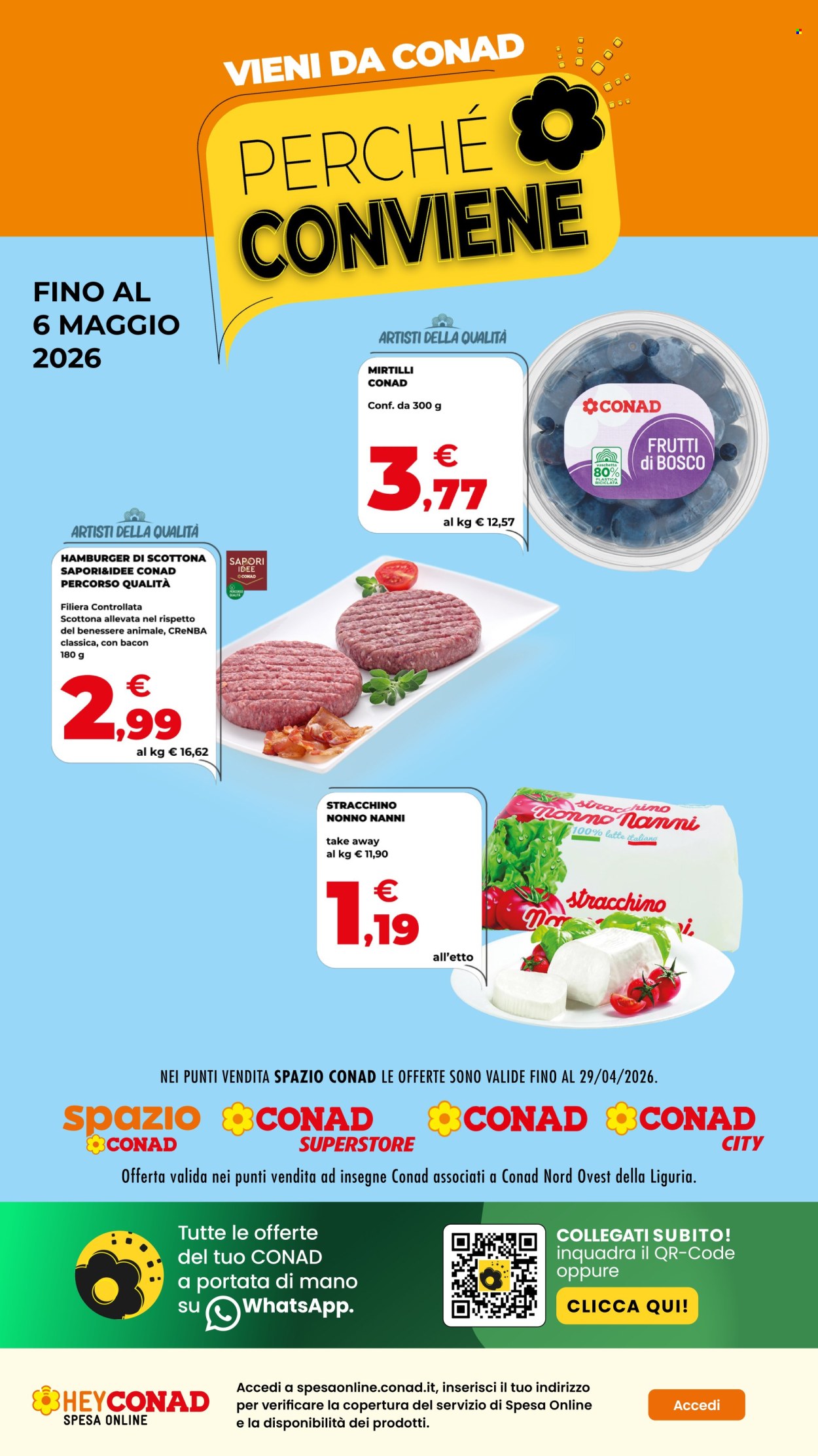 Volantino Spazio Conad - 22/4/2026 - 29/4/2026. Pagina 1