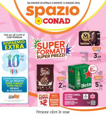 Volantino Spazio Conad - 30/4/2026 - 14/5/2026.
