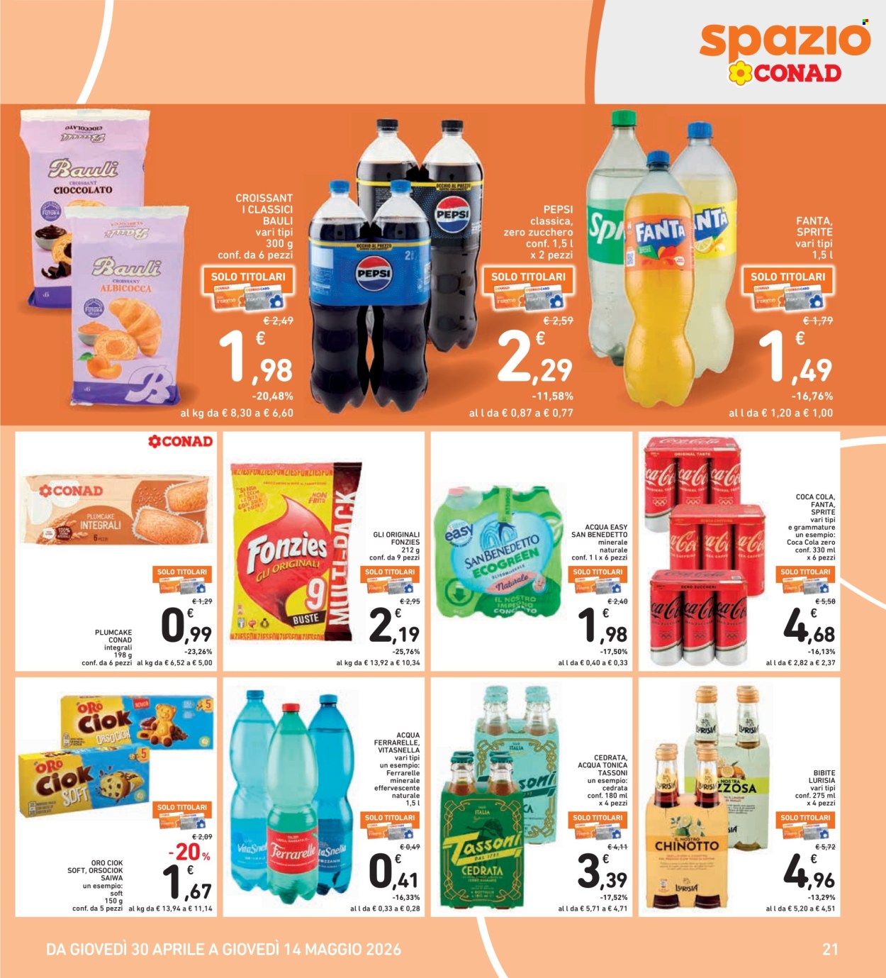 Volantino Spazio Conad - 30/4/2026 - 14/5/2026. Pagina 21