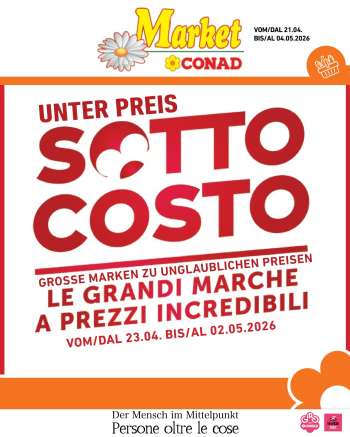 Volantino Market Conad - 21/4/2026 - 4/5/2026.
