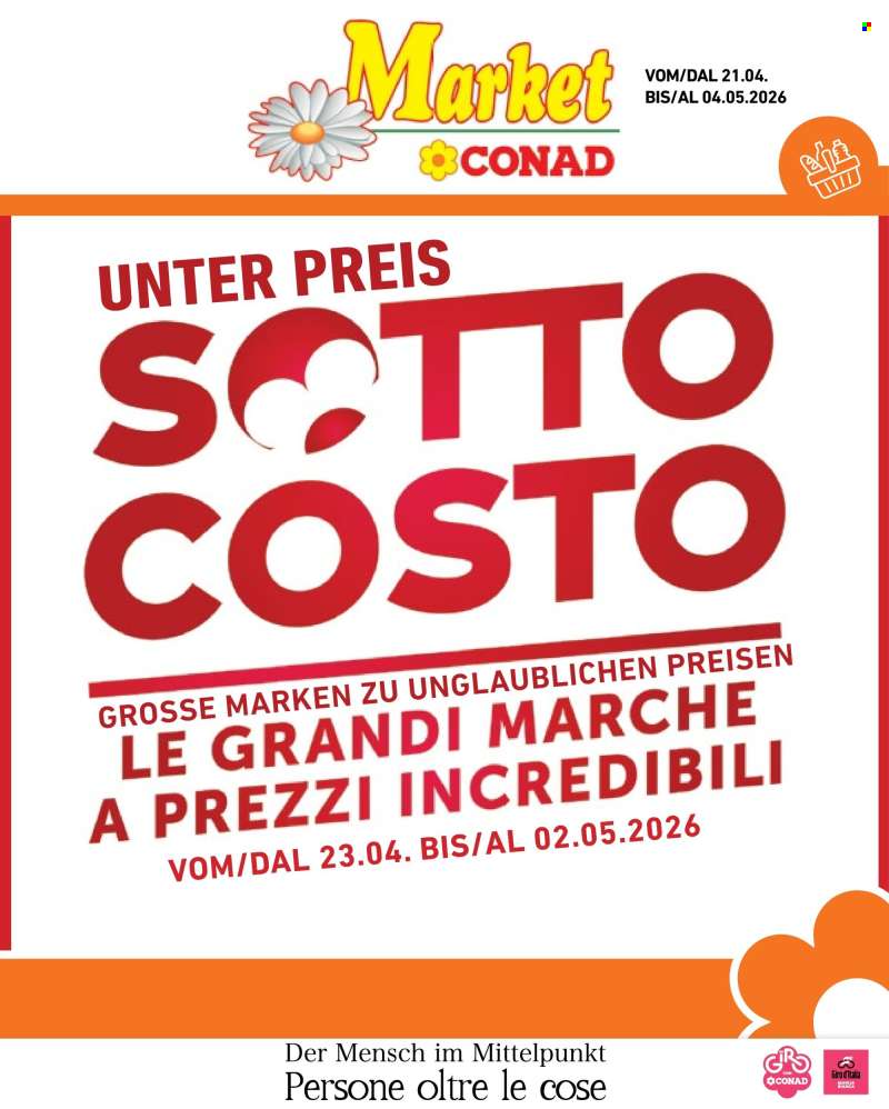 Volantino Market Conad - 21/4/2026 - 4/5/2026.