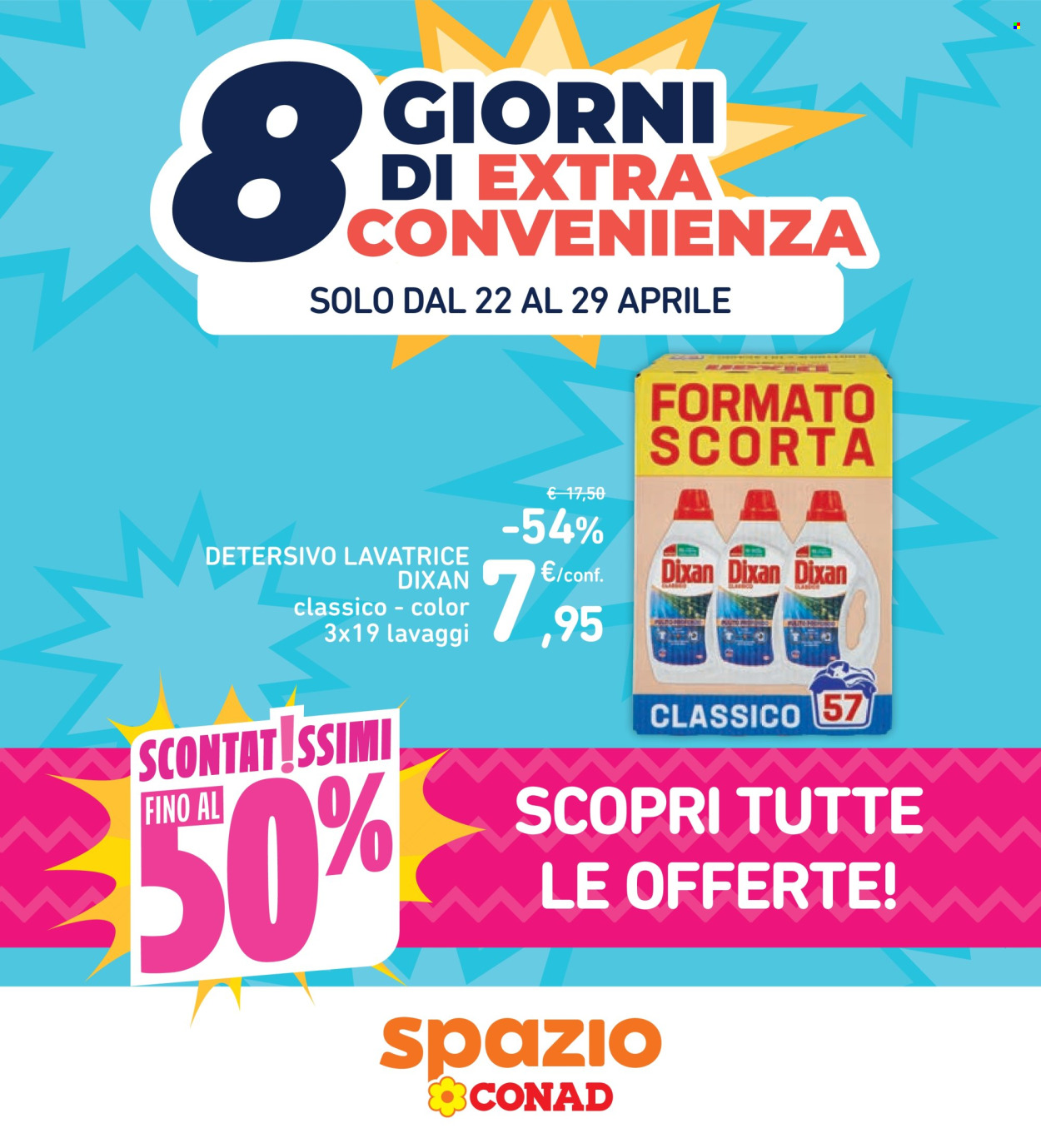Volantino Spazio Conad - 22/4/2026 - 29/4/2026. Pagina 1