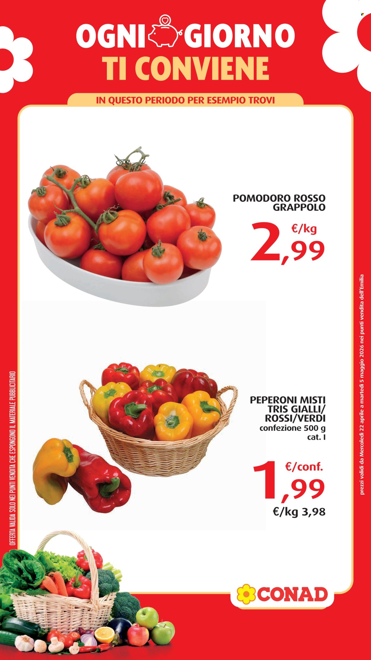 Volantino Conad - 22/4/2026 - 5/5/2026. Pagina 2