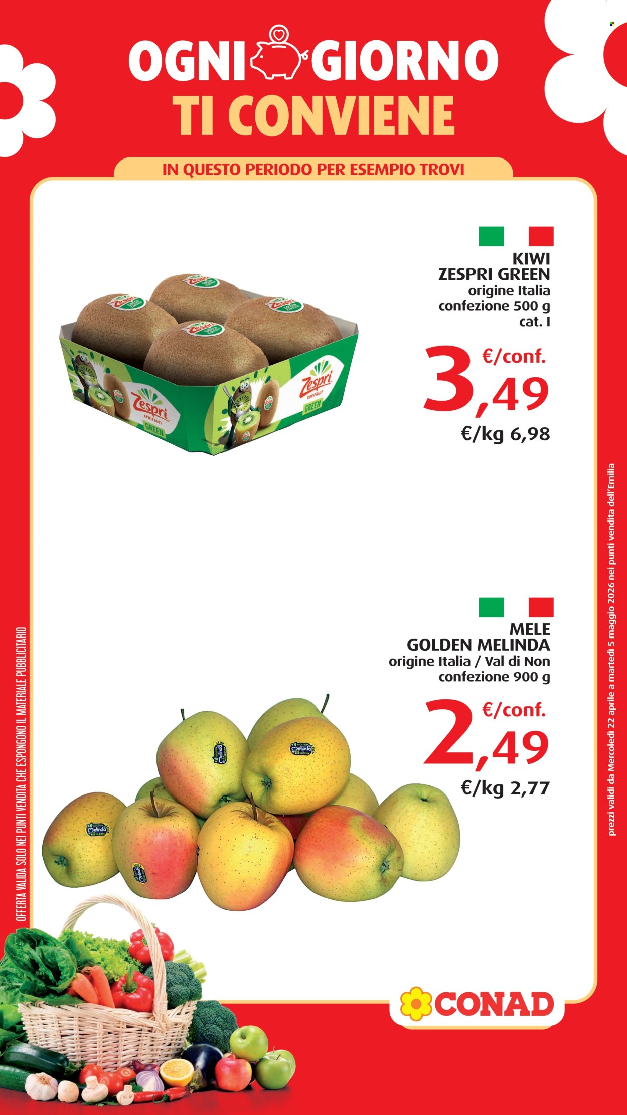 Volantino Conad - 22/4/2026 - 5/5/2026. Pagina 3