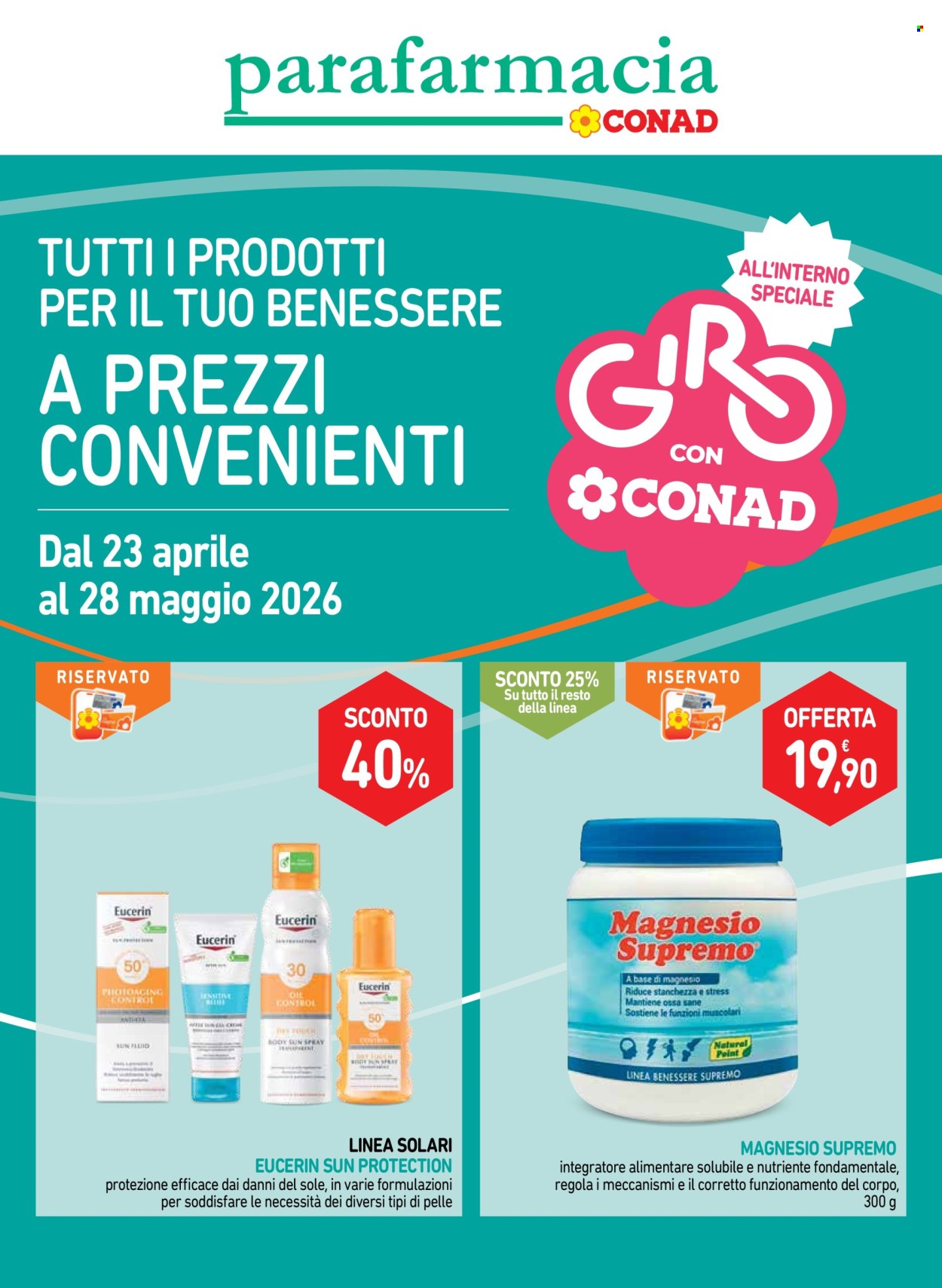 Volantino Conad - 23/4/2026 - 28/5/2026. Pagina 1
